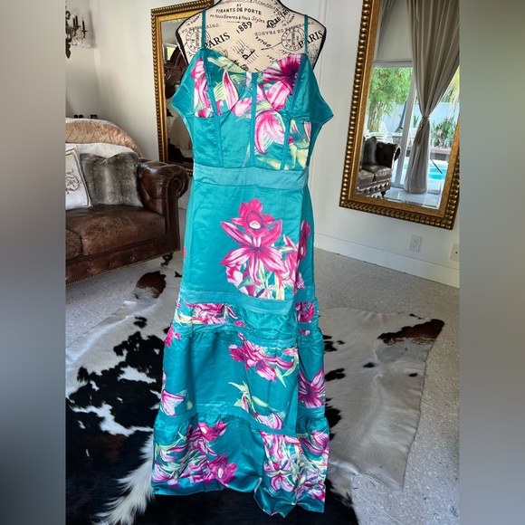 Sylph Summer Sexy Y2K Clothes Floral Print Sleeveless Backless Bodycon Dress - Picture 1 of 8